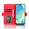 For Samsung Galaxy A16 5G Skin Feel Calf Texture Card Slots Leather Phone Case(Red)