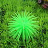 Green Artificial Sea Urchin Coral Ornament, 7cm - Aquarium Safe