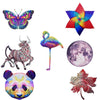 Irregular Wooden Animal Alien Puzzle High-Difficulty Three-Dimensional Puzzle Toy(Butterfly)