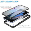 For Samsung Galaxy S21 Ultra 5G Acrylic + TPU 360 Degrees Full Coverage Phone Case(Pink)
