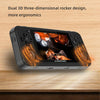 Powkiddy RG351P 3.5 inch IPS Screen Double Joystick Retro Handheld Game Console 1GB+64GB Memory, Linux OS(Black)