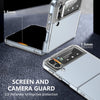For Samsung Galaxy Z Flip3 5G lce Folding Series Integrated Clear PC Phone Case(Silver)