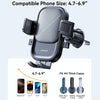 JOYROOM JR-OK6 Car Air Outlet Mechanical Phone Holder(Black)