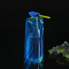 700ml Outdoor Sports Collapsible Kettle Leakproof Drinking Water Bag with Carabiner(Black)