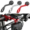 BG-371 Bicycle Aluminum Alloy Code Table Frame Universal Code Table Extension Flashlight Bracket(Red)