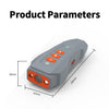 Ultrasonic Anti Barking Device with LED & Laser | Black+Orange