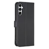 For Samsung Galaxy A56 5G Four-leaf Embossed Leather Phone Case(Black)