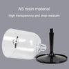 COOL CAMP CF-523 Removable Portable Outdoor Camping Wine Glass Shatterproof Resin Collapsible Champagne Cup(Black)