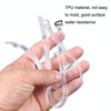 Transparent Silicone Invisible High Heels Leather Shoes Anti-Heel Laces(Transparent)
