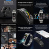 K7 1.14 inch TFT Screen Smart Call Bracelet, BT Call / Heart Rate / Blood Pressure / Blood Oxygen, Strap:Steel Strap(Black)