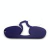 Clip-nose Reading Glasses Portable Reading Mirror No Mirror Leg Glasses, Degree: +200(Blue)