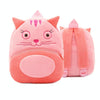 Kids 3D Animal Velvet Backpacks Children Cartoon Kindergarten Toys Gifts School Bags(Cat)