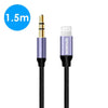 NORTHJO LTM03 8 Pin to 3.5mm Audio AUX Jack Cable, Length:1.5m