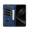 For Samsung Galaxy A56 5G AZNS Magnetic Calf Texture Flip Leather Phone Case(Dark Blue)