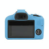 For Canon EOS R100 Glossy Soft Silicone Protective Case(Blue)