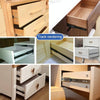 18 inches 3-section Mute Stainless Steel Sliding Drawer Slides Ball Slide Rail Length: 45cm