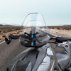 For Can-Am Ryker 600/Ryker 900 Adjustable Front Windshield(Grey)