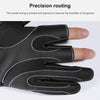 Kyncilor A0062 Outdoor Camping Three-finger Gloves Antiskid Sports Fishing Gloves, Size: L(Black)
