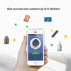 Bluetooth Key Finder 2-Pack, Phone Tracker, Anti-Lost Alarm - White