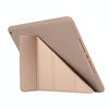 For iPad 10.2 2021 / 2020 / 2019 TPU Horizontal Deformation Flip Leather Case with Holder(Gold)