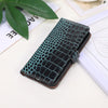 For Samsung Galaxy A36 Crocodile Top Layer Cowhide Leather Phone Case(Green)