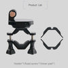 GP433 Bicycle Motorcycle Handlebar Mount for GoPro, Insta360, DJI and Other Action Cameras(Black)