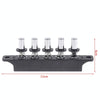 Five-position Plug-in Button Switch Range Hood Piano-key Switch(Silver)
