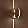 Black LED Door Frame Corridor Window Wall Spotlight(Warm Light)