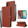 For Samsung Galaxy A26 5G 3-Card Slots Multifunctional Leather Phone Case(Brown)