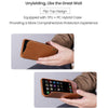 For Samsung Galaxy A56 5G NILLKIN QIN Series Pro Sliding Camera Cover Design Leather Phone Case(Brown)