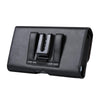 3.5-4.0 inch Multifunctional Waist Bag Mobile Phone Leather Case(Black)