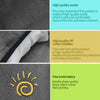 5pcs Children Car Seat Belt Protective Cover Thickened Plush Shoulder Pillow(Gray)