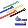 60 PCS T-Shaped Cable Organizer Belt Nylon Winder Buckle, Length: 15cm(Color Random Delivery)