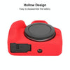 For Canon EOS R100 Litchi Texture Soft Silicone Protective Case(Red)