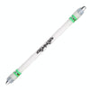 2 PCS Visual Spinning Pen Drop Resistant No Refill Rotary Pen Special(A7 Green)
