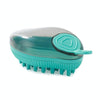 Pet Shower Brush with Gel Reservoir, Thick, Blue