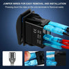 6pcs / Set Car Marine 5 Pin Rocker Switch Jumper Wire kit with Male & Female Terminals