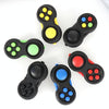 3 PCS Decompression Handle Toys Novelty Finger Sports Handle Toy, Colour: Full Black (with Color Box Lanyard)