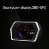 P17 Car HUD Head-up Display GPS Speed Meter Car OBD2 Fault Elimination Code