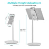 AP-4H Height Adjustable Aluminum Alloy Holder for 4.5-13 inch Mobile Phones and Tablets