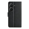 For Asus Zenfone 9 Dual-side Magnetic Buckle Horizontal Flip Leather Phone Case(Black)