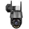 5MP WiFi Laser PTZ Camera, 120m Night Vision, 5.3-96mm Zoom (Black)