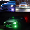 2 PCS 2W (White + Yellow Light) Car Auto Eagle Eyes Fog Light Turn Light with 12 SMD-4014 LED Lamps, DC 12V Cable Length: 55cm