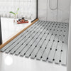 Shower Room Bathing Anti-slip Foot Mat Household Waterproof Anti-fall Bathroom Floor Mat, Size: 43x61cm(Gray)