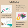 English Letter Word Spelling Learning Toy Wooden Puzzle Practice Cards(Green Box)