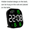 6633 LED Screen Digital Display Timing Desktop Alarm Clock Living Room Hanging Clock(Blue White Green)