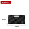 Car Carbon Fiber Cigarette Lighter Panel Decorative Sticker for Lexus IS250 300 350C 2006-2012, Left and Right Drive Universal