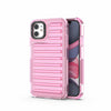 For iPhone 11 High Transparency TPU Hybrid PC Airbag Phone Case(Pink)