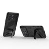 For Xiaomi Redmi K70 5G Punk Armor 2 in 1 PC + TPU Phone Case with Holder(Black)