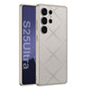 For Samsung Galaxy S25 Ultra 5G GKK Asterism Metal Paint Skin Feel Leather Full Coverage Phone Case(Grey)